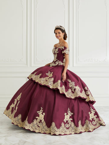 High Low Quinceanera-Kleid von LA Glitter 24094