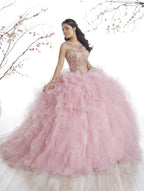 Ruffled Sleeveless Quinceanera Dress by House of Wu 26835