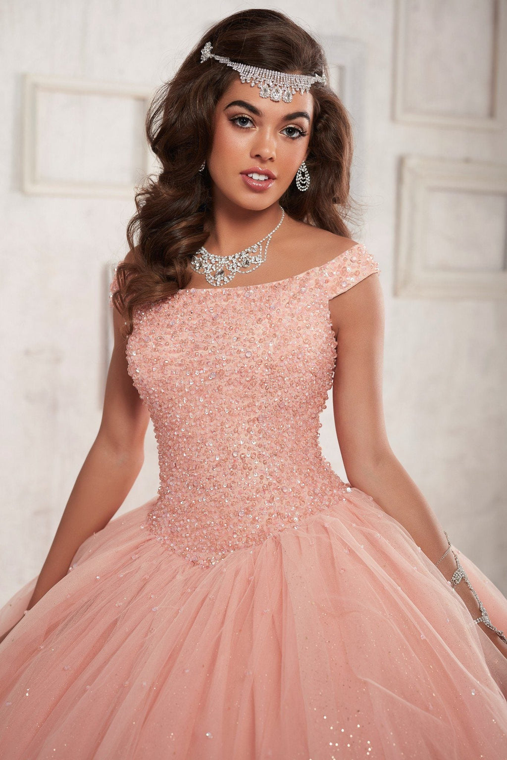 Off Shoulder A-line Quinceanera Dress by House of Wu 26844