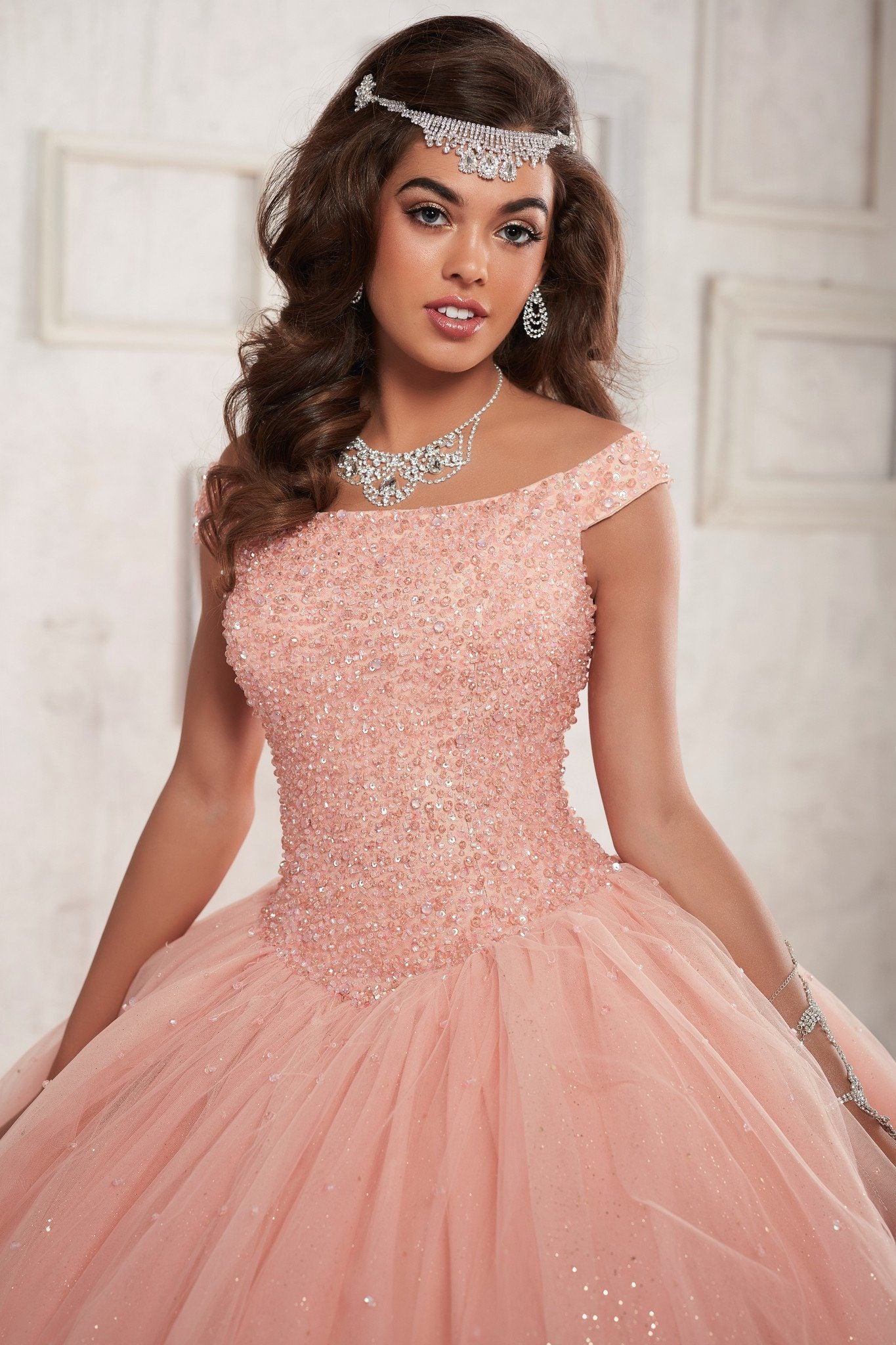 Off Shoulder A-line Quinceanera Dress by House of Wu 26844
