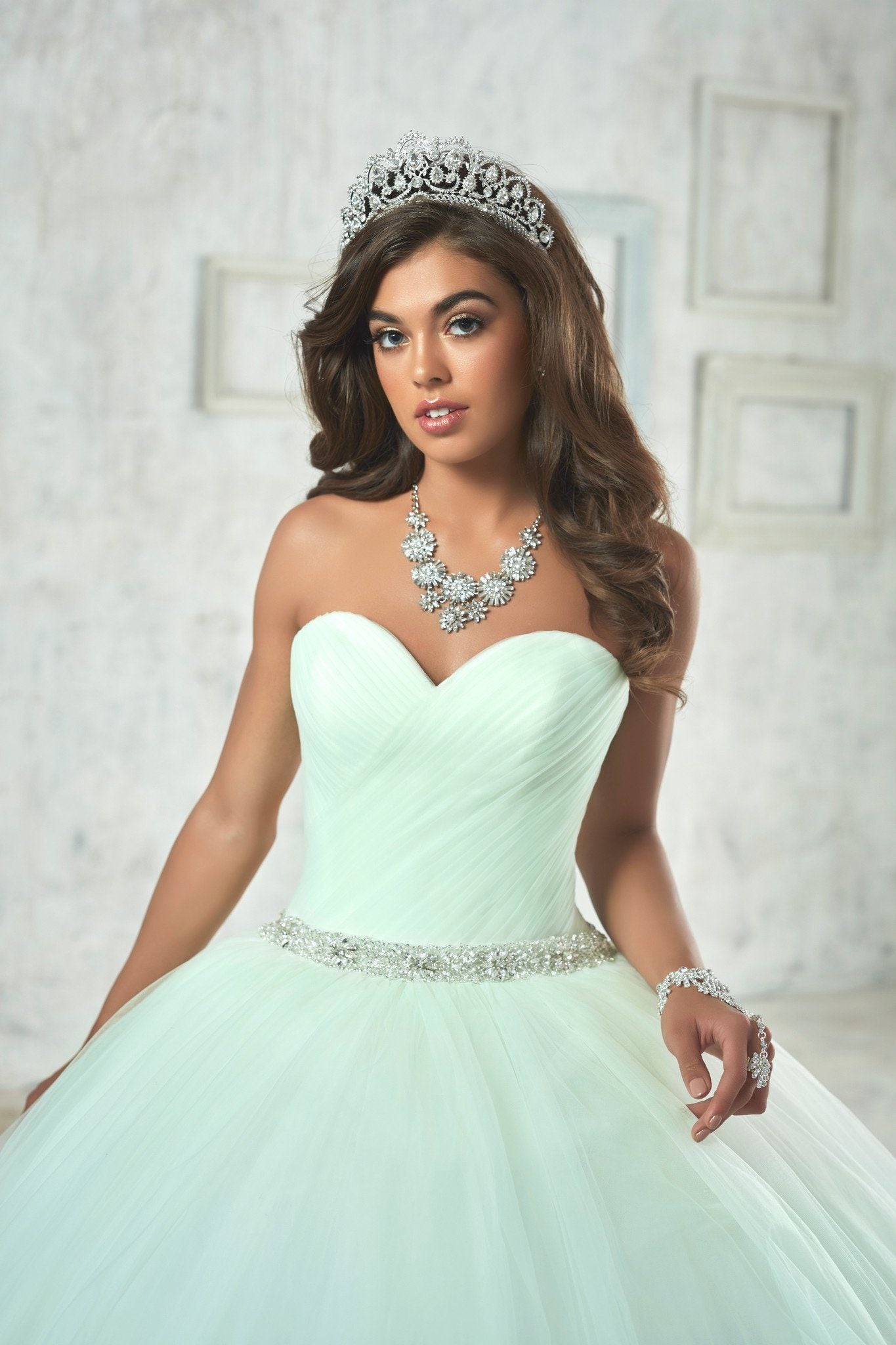 Strapless A-line Quinceanera Dress by House of Wu 26849