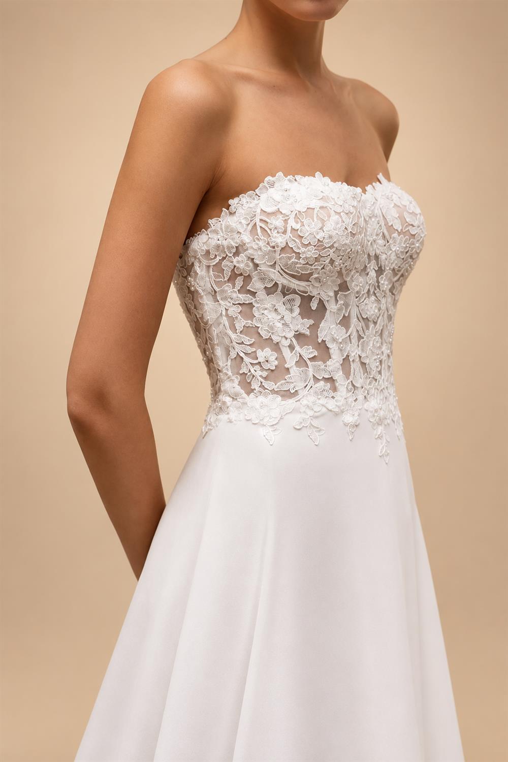 Boho Floral Lace Applique Bridal Gown with Jacket Sweep Train A-Line Wedding Dress Robes De Soirée Customized