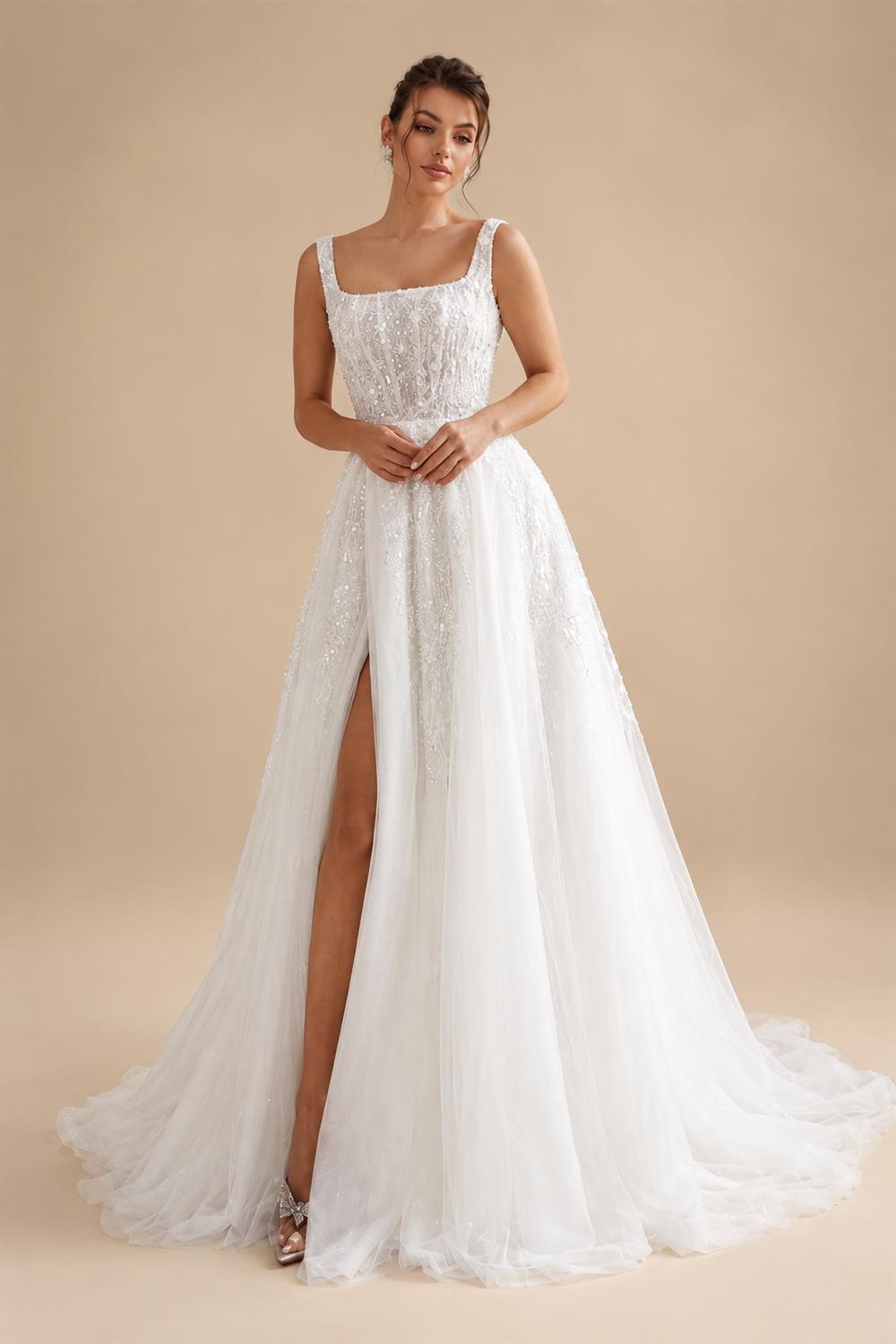 Sweetheart Mermaid Wedding Dresses For Mariages Appliques Lace Court Train Tulle Vestido De Casamento Customized