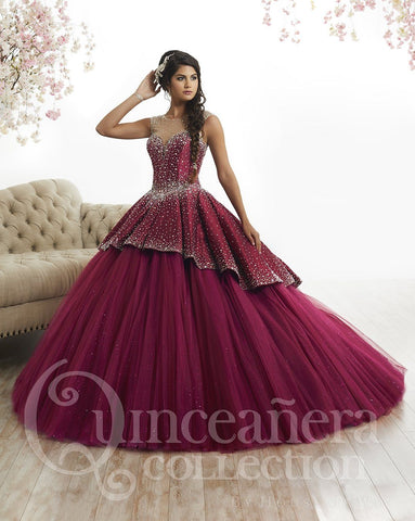 Illusion A-Linie Quinceanera-Kleid von House of Wu 26873