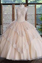 Lace Applique Quinceanera Dress by Calla KY75208