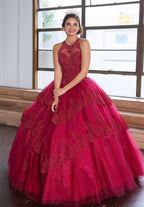 Lace Applique Quinceanera Dress by Calla KY75208