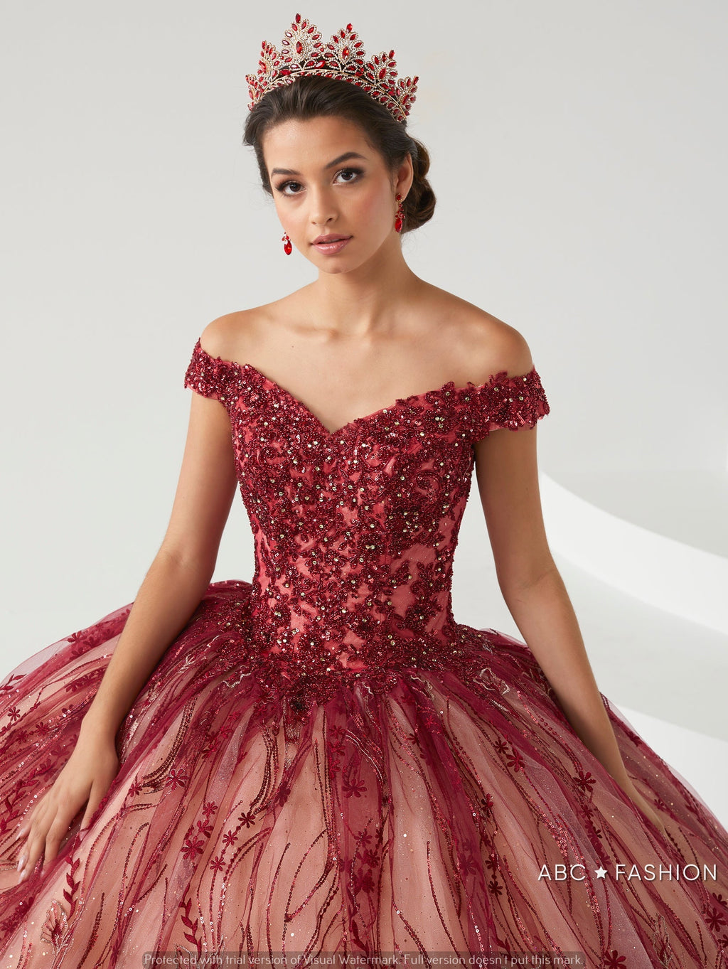Lace Applique Quinceanera Dress by House of Wu 26006