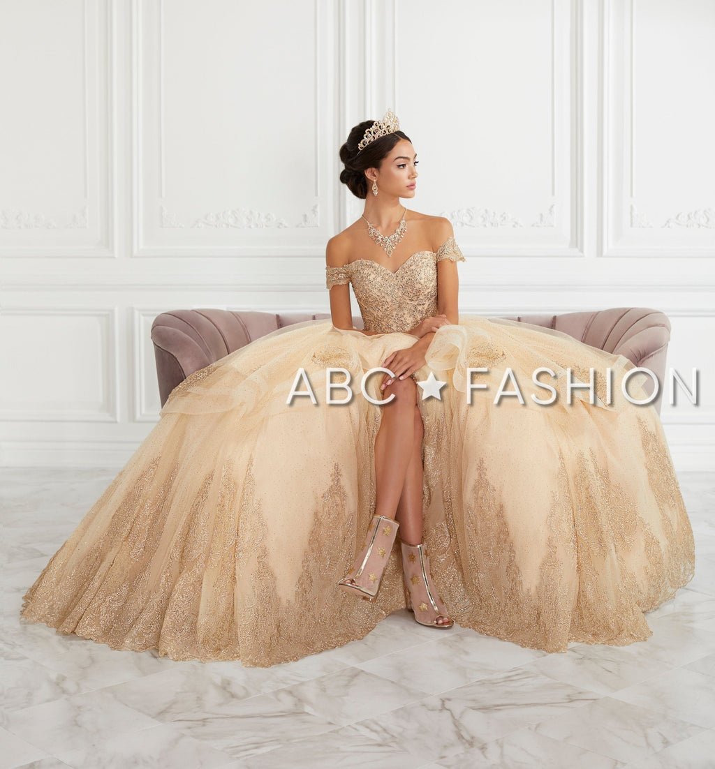Lace Applique Sweetheart Quinceanera Dress by House of Wu 26945