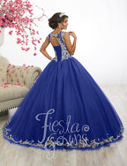 Lace Appliqued Quinceanera Dress by Fiesta Gowns 56336