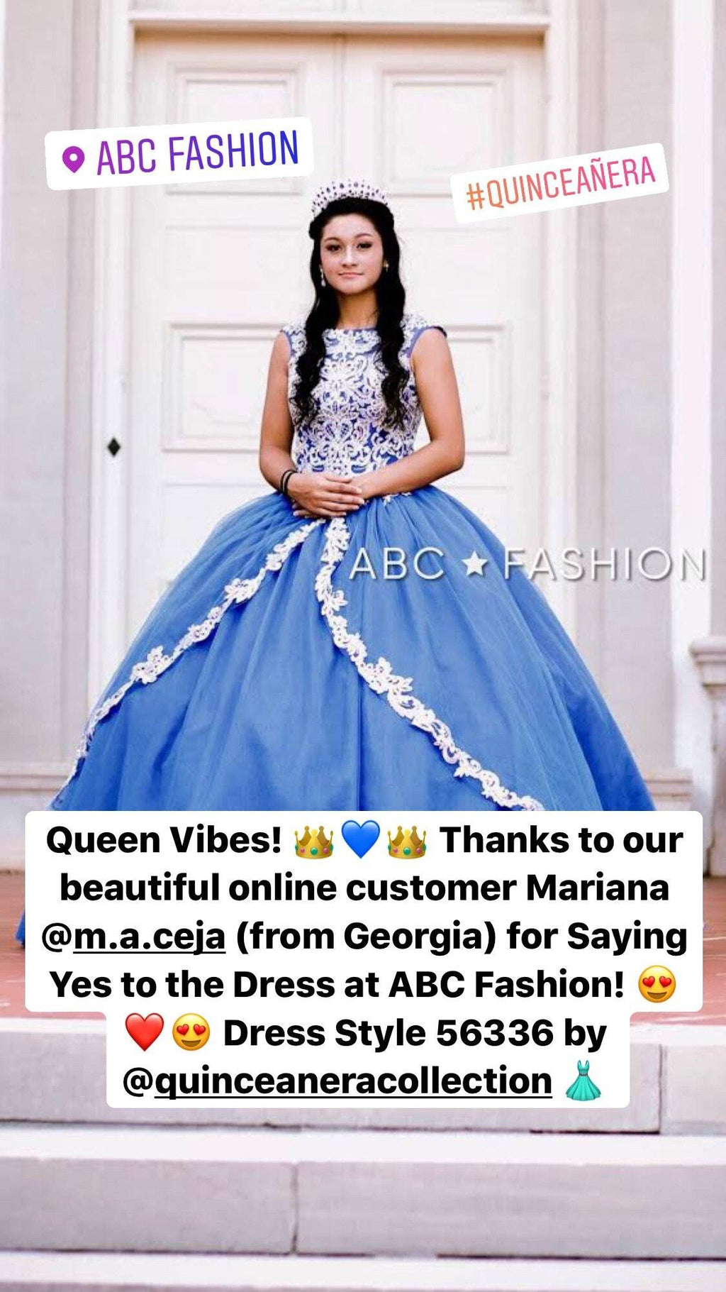 Lace Appliqued Quinceanera Dress by Fiesta Gowns 56336