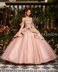 Quinceanera-Kleid mit Spitzenmieder und Korsett von Ragazza EV07-607