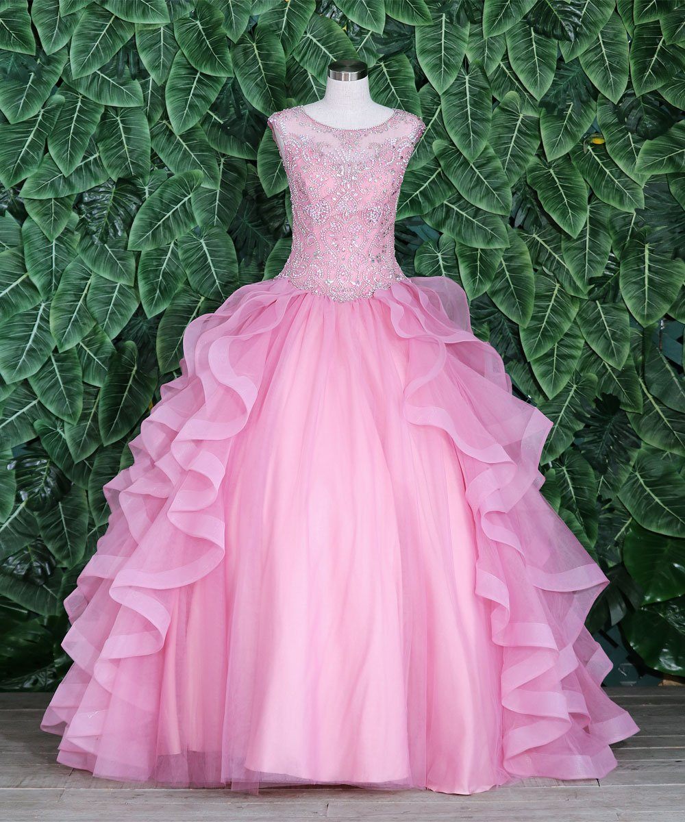 Layered Sleeveless Quinceanera Dress by Calla KY79288