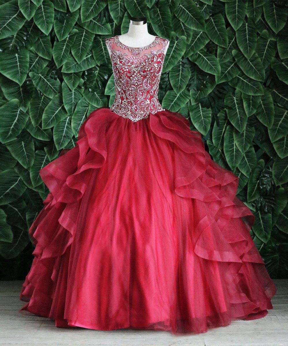 Layered Sleeveless Quinceanera Dress by Calla KY79288