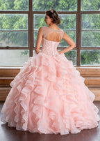 Layered Sleeveless Quinceanera Dress by Calla KY79288