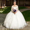 Robe longue de bal asymétrique en tulle blanc pour Quinceañera avec manches
