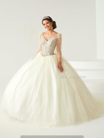 Langärmliges Quinceanera-Kleid von Fiesta Gowns 56434