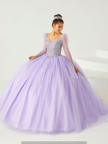 Langärmliges Quinceanera-Kleid von Fiesta Gowns 56434