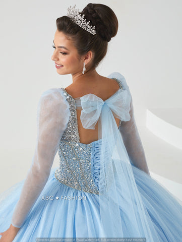 Langärmliges Quinceanera-Kleid von Fiesta Gowns 56434