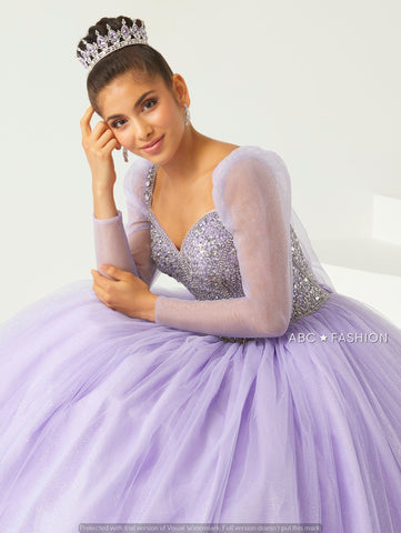 Langärmliges Quinceanera-Kleid von Fiesta Gowns 56434