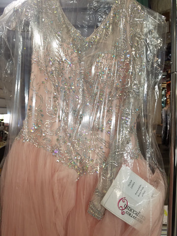 Langärmliges Quinceanera-Kleid von House of Wu 26904