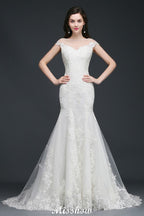 Nixenjuwel-Tüll-Spitzen-Brautkleid
