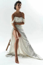 Nixen-/Trompeten-Hochzeitskleider Glitzer & Glanz Kleid Hochzeitsfeier