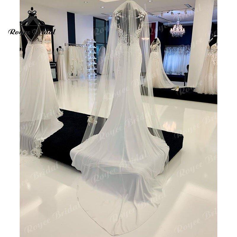 NumberSea Backless Mermaid/Trumpet Boho Wedding Dress 2025 Robe Satin Elegant Bridal Boho Long Receiption Party Gowns New Mariage Cut-out