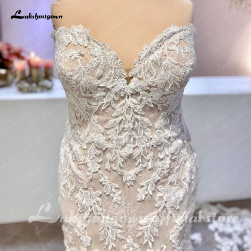 NumberSea Beach Off White Spalla Scoperta Boho Abito da Sposa 2025 Donna Sirena Vestito da Sposa vestidos para mujer