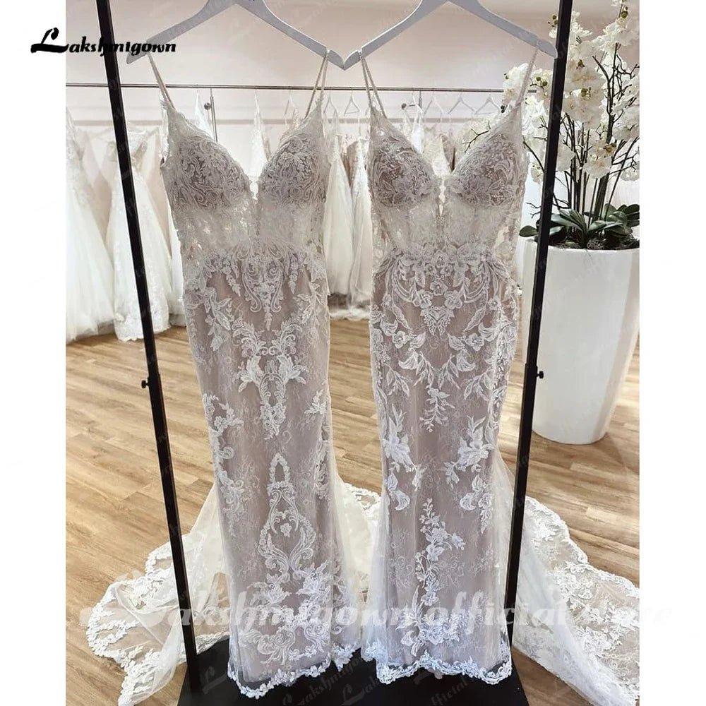 NumberSea Beach Off White Off Shoulder Boho Wedding Dress 2025 Women Mermaid Bridal Gown vestidos para mujer