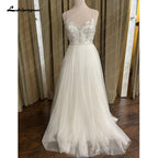 NumberSea Boheme Chic BeadsWedding Dress 2025 Elegant Bridal Country Princess Wedding Gowns Open Back Brautkleid