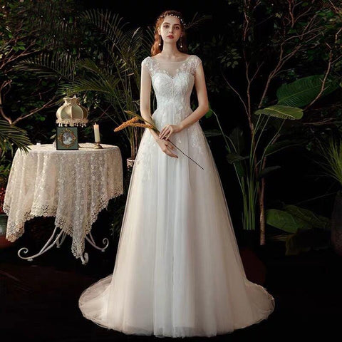 Numbersea boho robe de mariee vestido novia vestido de casamento longue robe de soiree simples robe de soiree noiva para ser vestido de renda robe