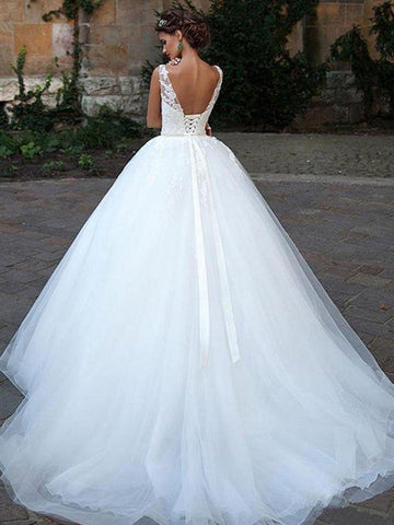 NumberSea Boho Brautkleider Sexy V-Ausschnitt Spitze Applikation A-Linie Rückenfrei Pailletten Schärpen Brautkleid Custom Plus Size Brautkleid