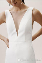 NumberSea Bohomain Jumpsuits Sleeveless Wedding Dresses