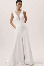 NumberSea Bohomain Jumpsuits Sleeveless Wedding Dresses