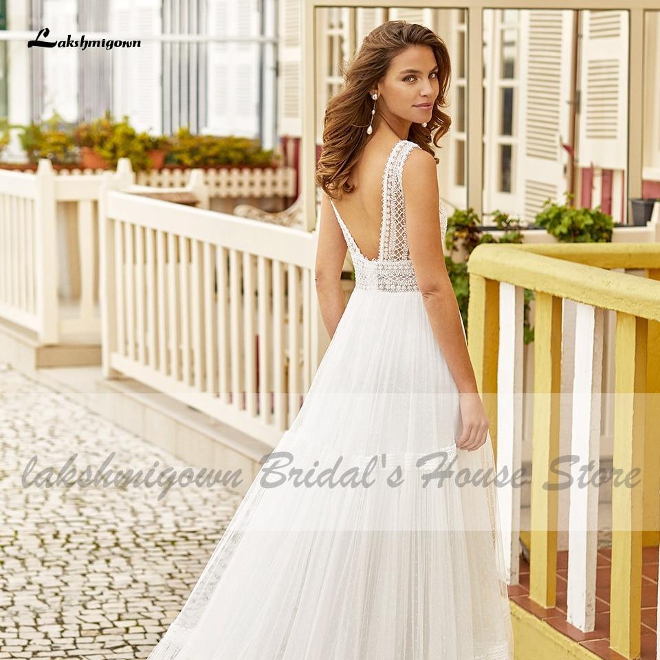 NumberSea Bridal Summer Beach Wedding Dress Boho Style
