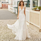 NumberSea Bridal Summer Beach Wedding Dress Boho Style