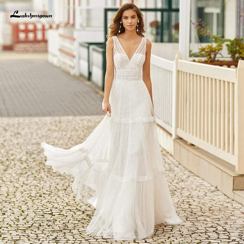 NumberSea Brautkleid für den Sommer am Strand im Boho-Stil