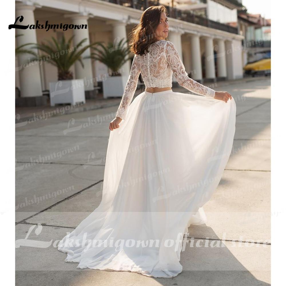 NumberSea Charming Beach Lace Wedding Dresses A-line
