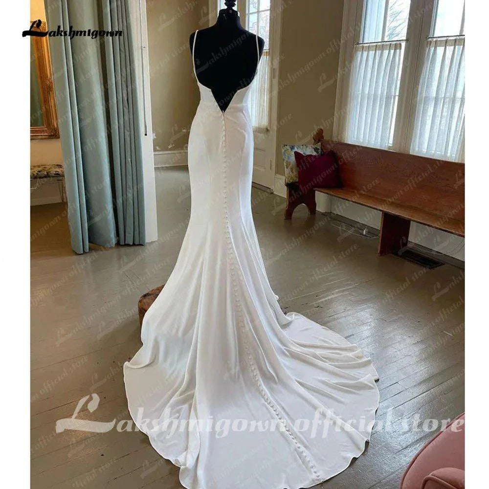 NumberSea Charming Mermaid Chiffon Boho Sweetheart Princess Wedding Dress 2025 robe de mariée sirène Bridal Gowns