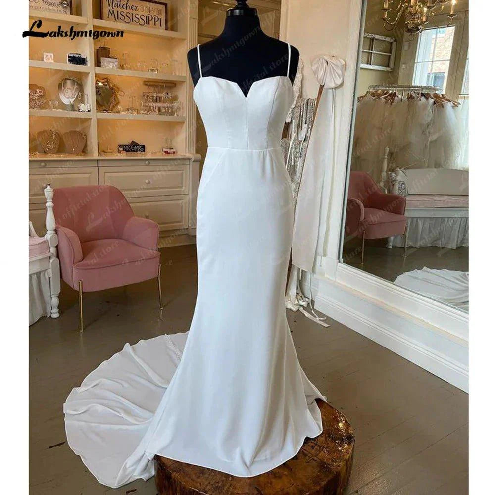 NumberSea Charming Mermaid Chiffon Boho Sweetheart Princess Wedding Dress 2025 robe de mariée sirène Bridal Gowns