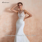 NumberSea Cheap Boho Wedding Dress Mermaid Sexy Wedding Party Gowns