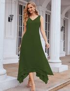 Vestidos de chiffon plus size para mãe da noiva com casaco e vestidos de cerimónia para casamento SEA28073 