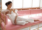NumberSea Country Jumpsuits Wedding Dresses With Detachable Sleeve