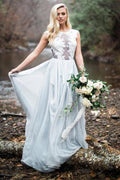 NumberSea Sfavillante Abito da Sposa Economico Pizzo Tulle Boho Abiti da Sposa, MW147