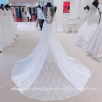 NumberSea Lace Civil Bohemian Boho Wedding Dress 2025 Sukienka A Line Chiffon Beach Bridal Receipt Gown White
