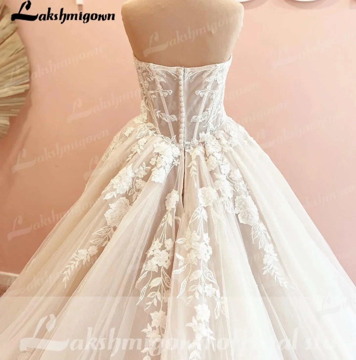 NumberSea Luxurious Court Train Wedding Dress 2025 Vestido Civil Tulle Wedding Dresses Sleeveless Lace Bodice Bridal Gown  Robe de mariee