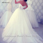 NumberSea Luxury Saudi Arabia Ball Gown Wedding Dresses For Bride