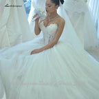 NumberSea Luxury Saudi Arabia Ball Gown Wedding Dresses For Bride