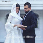 NumberSea Luxury Wedding Dresses Bridal Gowns Princess Long Sleeves