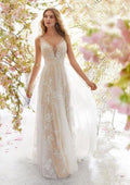 NumberSea Nuovo abito da sposa sexy senza schienale senza maniche in pizzo per donna